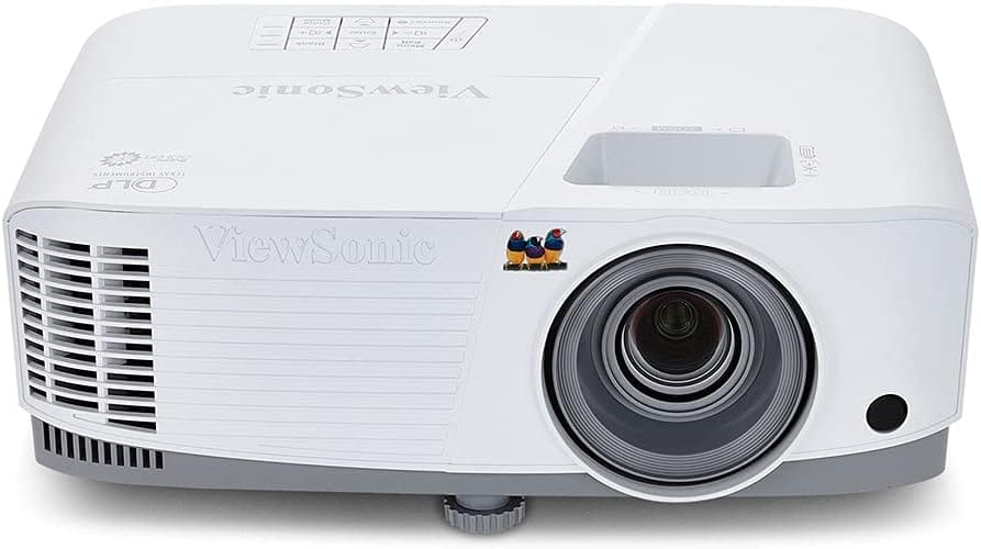 ViewSonic 4000 Lumens XGA HDMI Short Throw Projector, White - Certified Refurbished