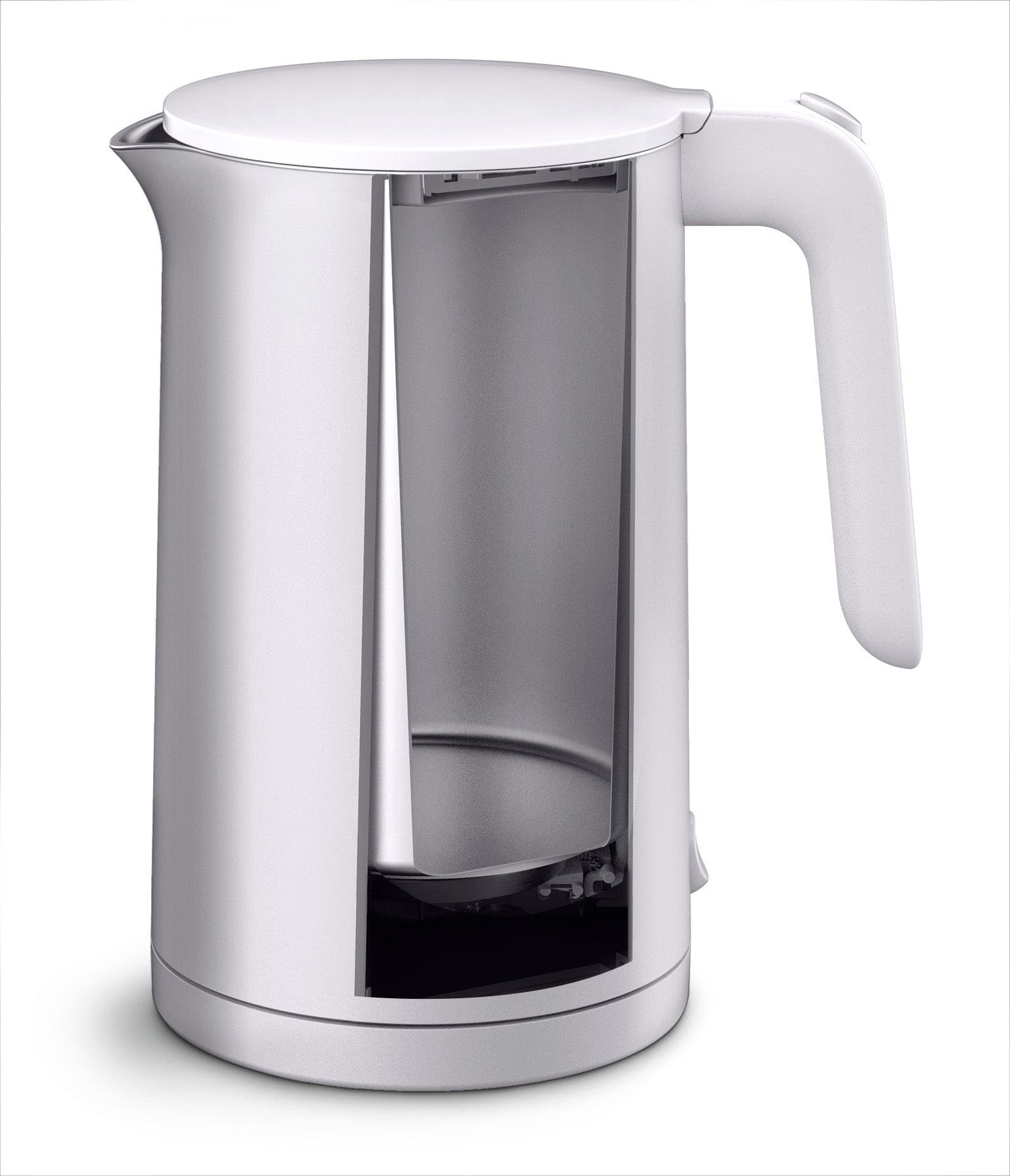 Zwilling Enfinigy Cool Touch 1.5-Liter Electric Kettle, Cordless Tea Kettle & Hot Water, Silver