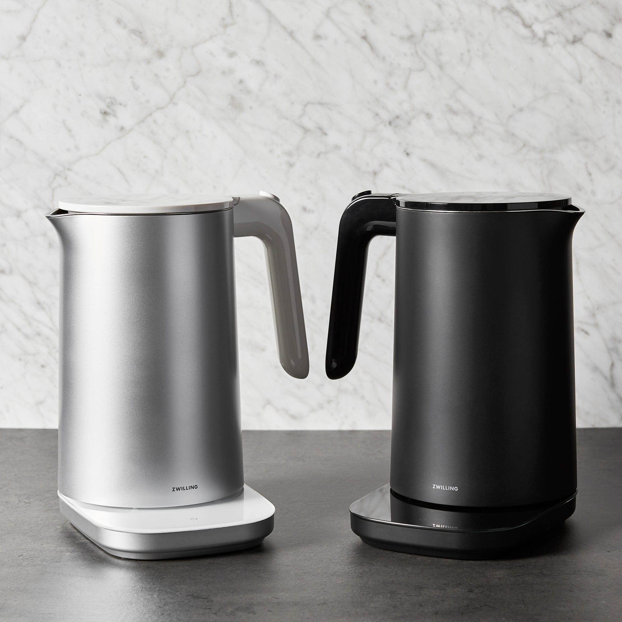 Zwilling Enfinigy 1.5-Liter Cool Touch Stainless Steel Electric Kettle Pro, Tea Kettle, Silver