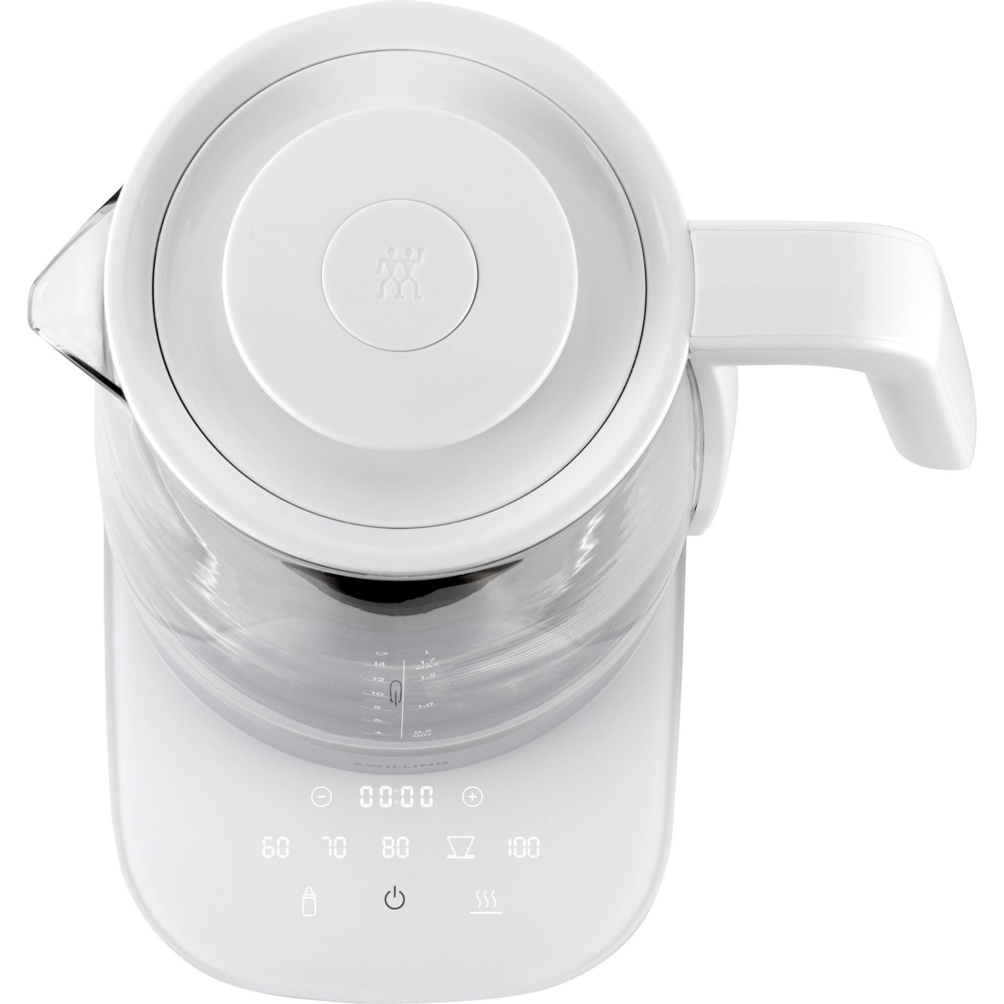 Zwilling Enfinigy Glass Kettle, Tea Kettle, Silver