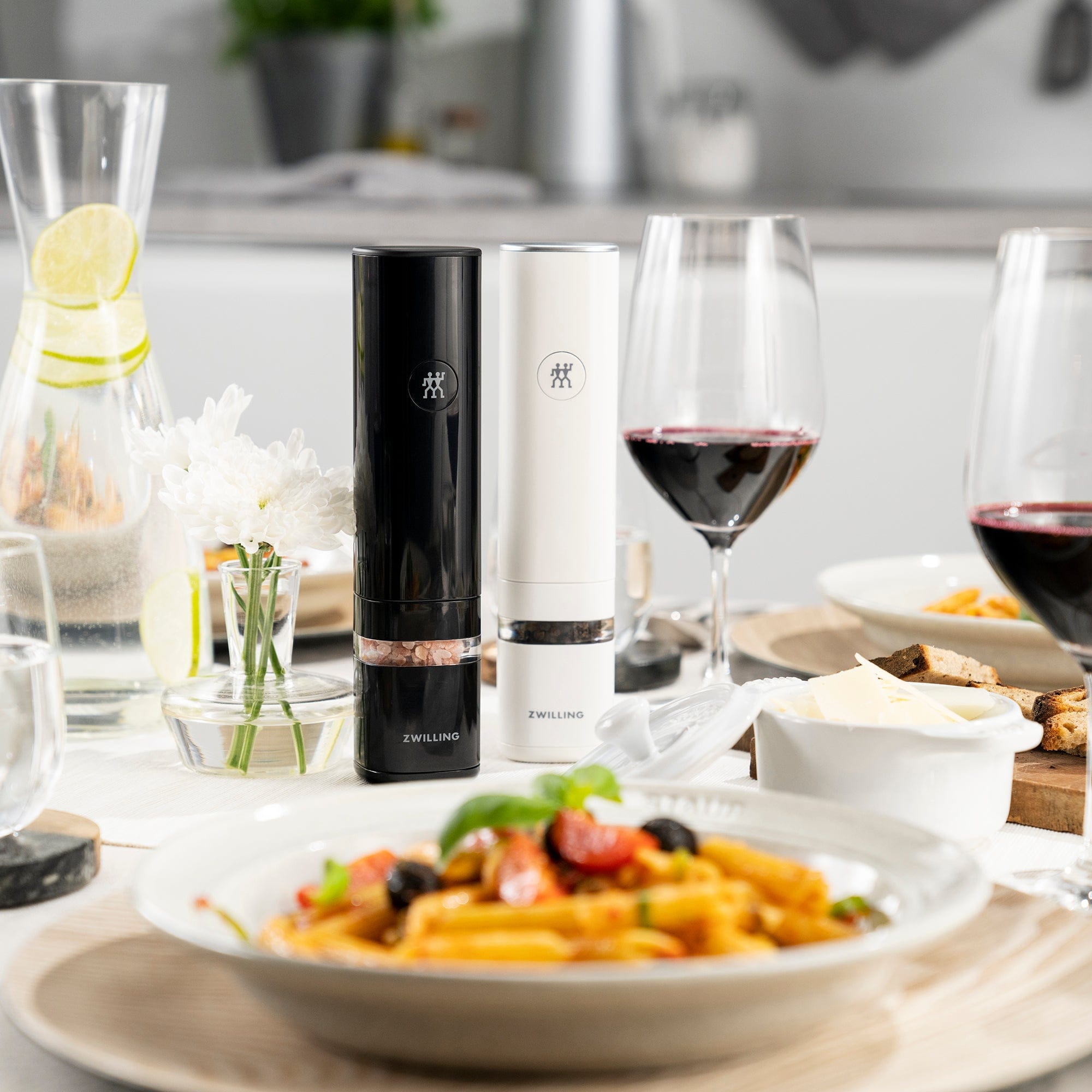 Zwilling Enfinigy Electric Salt/Pepper Mill - White