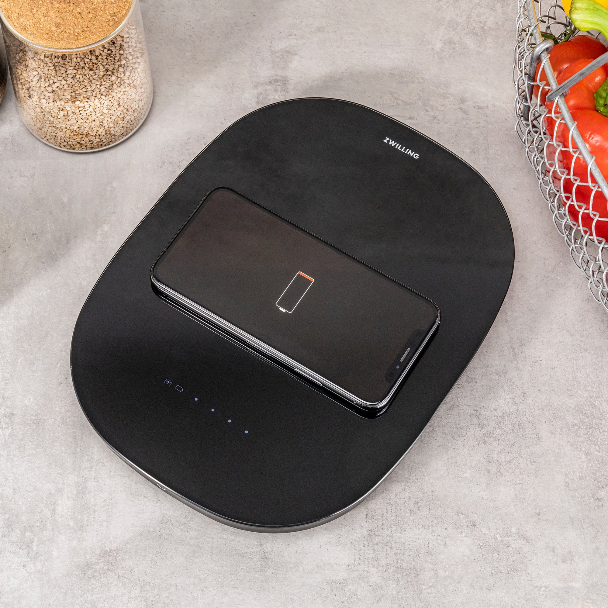 Zwilling Enfinigy Wireless Charging Scale, Black