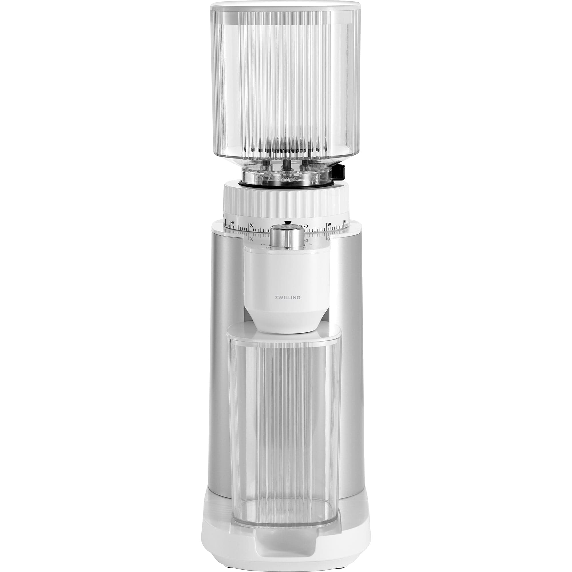 Zwilling Enfinigy Coffee Bean Grinder, Silver