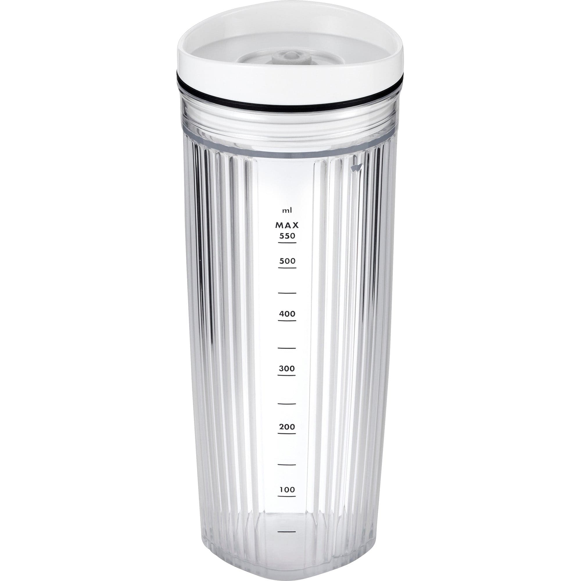 Zwilling Enfinigy Personal Blender Jar with Drinking Lid and Vacuum Lid - White