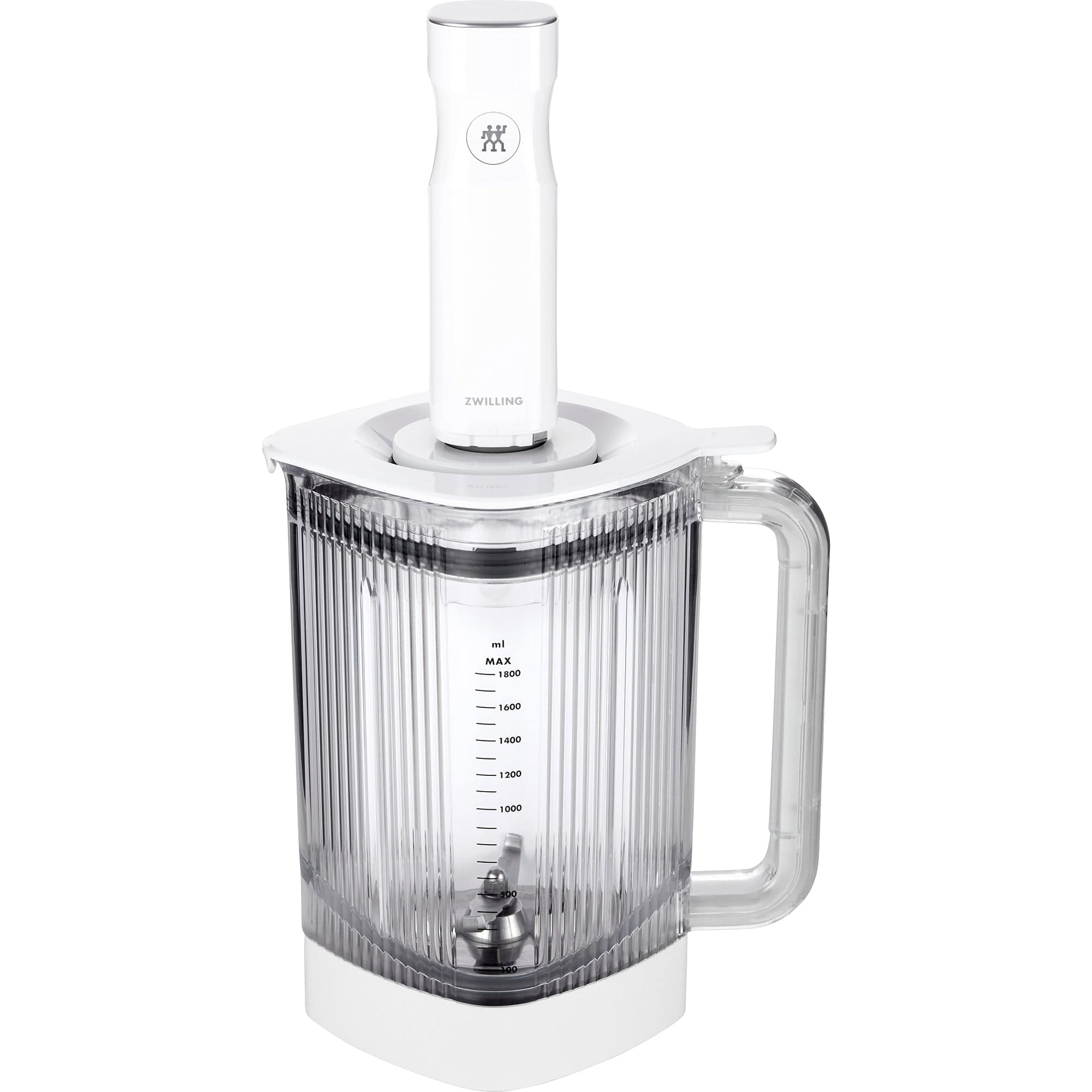 Zwilling Enfinigy 60-oz Power Blender Jar with Cross Blade and Vacuum Lid - White