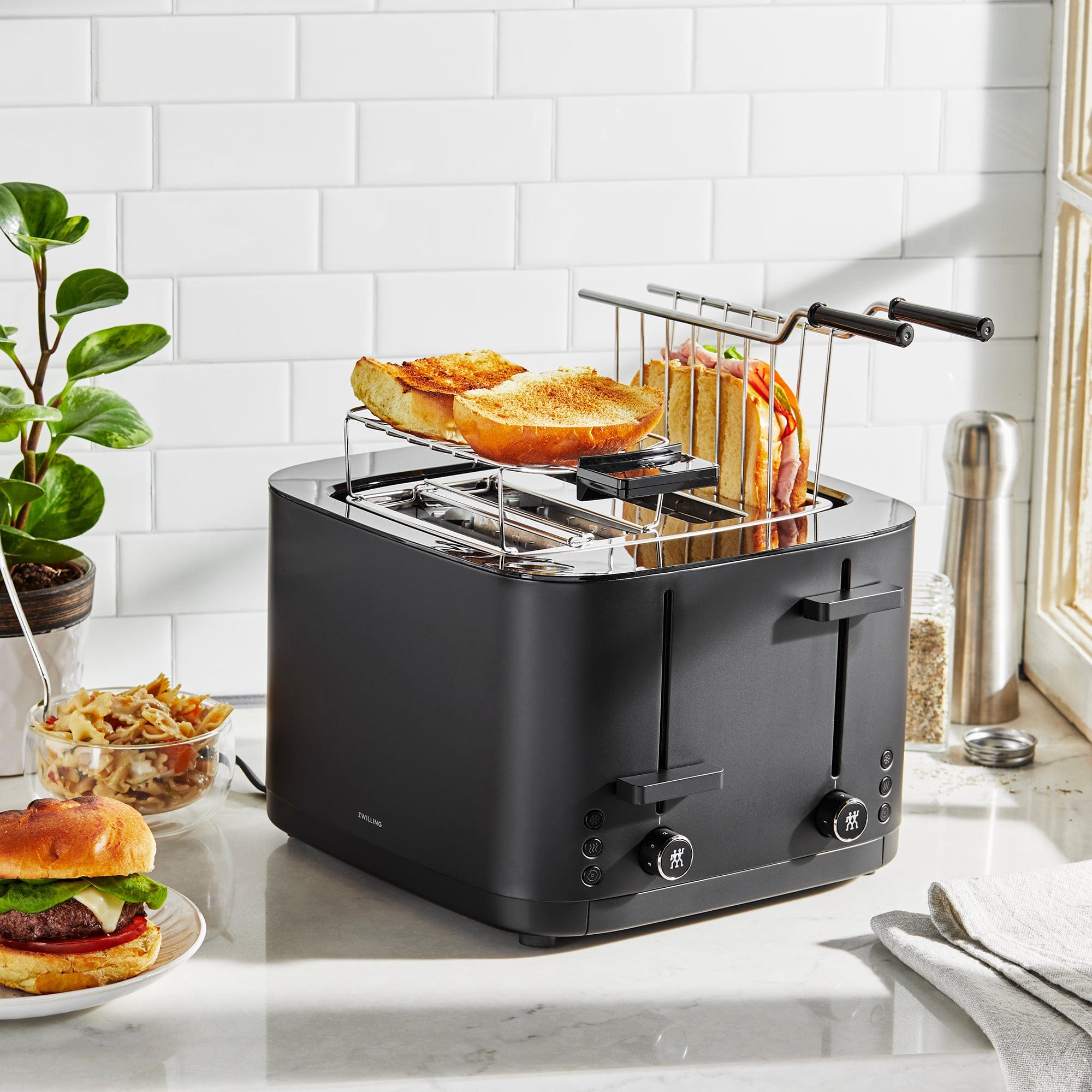 Zwilling Enfinigy Toaster Bun Warmer - Short - Black