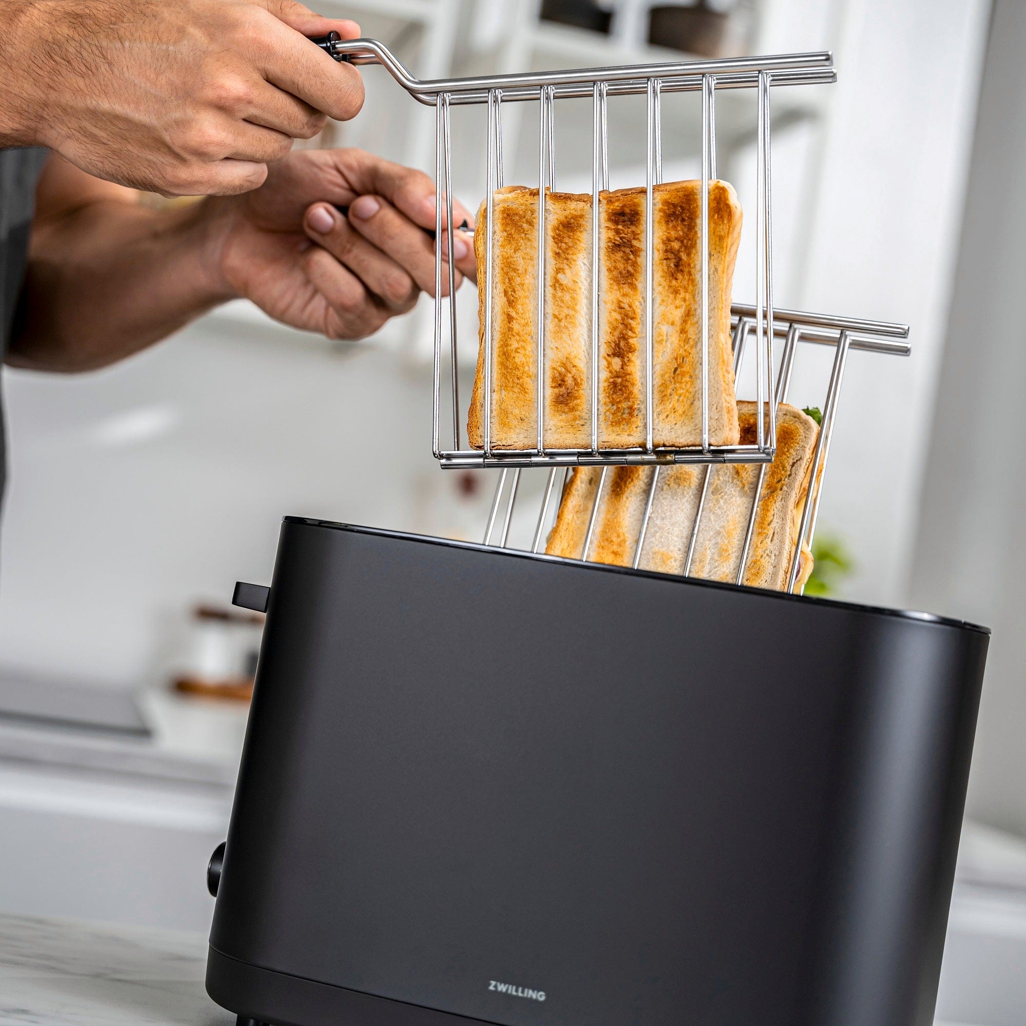 Zwilling Enfinigy Toaster Sandwich Rack - Short - Black