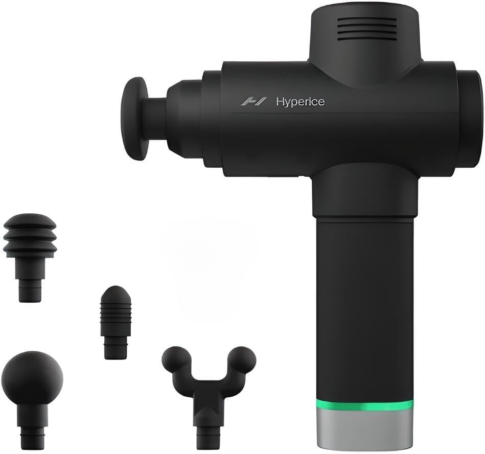 Hyperice Hypervolt 2 Pro Premium 5-Speed Percussion Body Massage Device with 5 Attachments, Black - Certified Refurbished