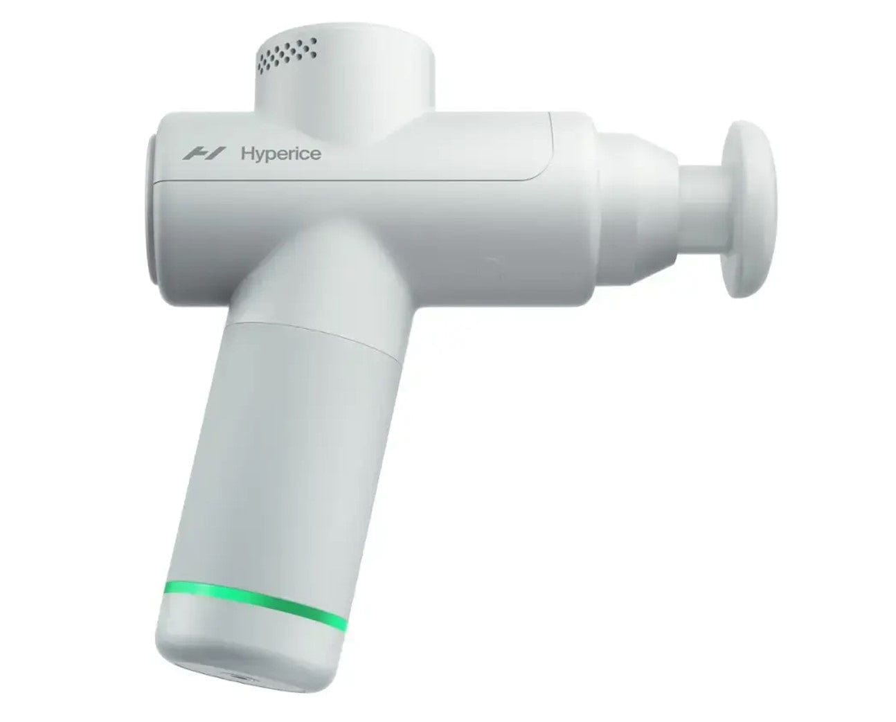 Hyperice Hypervolt Go 2 3 Speeds 2 Heads Handheld Percussion Massage Gun, Gray - Certified Refurbished