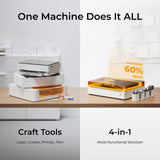 xTool M1 Ultra Laser Engraving Machine, Desktop 4-in-1 Craft Machine with 20W Laser Engraver, Deluxe Bundle - Certified Refurbished