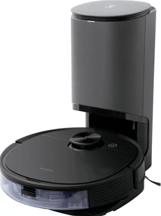 Ecovacs Deebot N10 Max+ Robot Vacuum & Mop, Auto-Empty, 4300Pa, TrueMapping 2.0 LiDAR, 330-Min, Black - Certified Refurbished