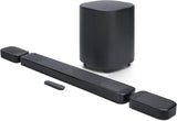 JBL 7.1.4 Ch Dolby Atmos MultiBeam Soundbar System, Black - Certified Refurbished