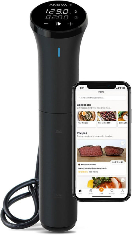 Anova Culinary Sous Vide Precision Cooker Nano 3.0, 800 watts, Black