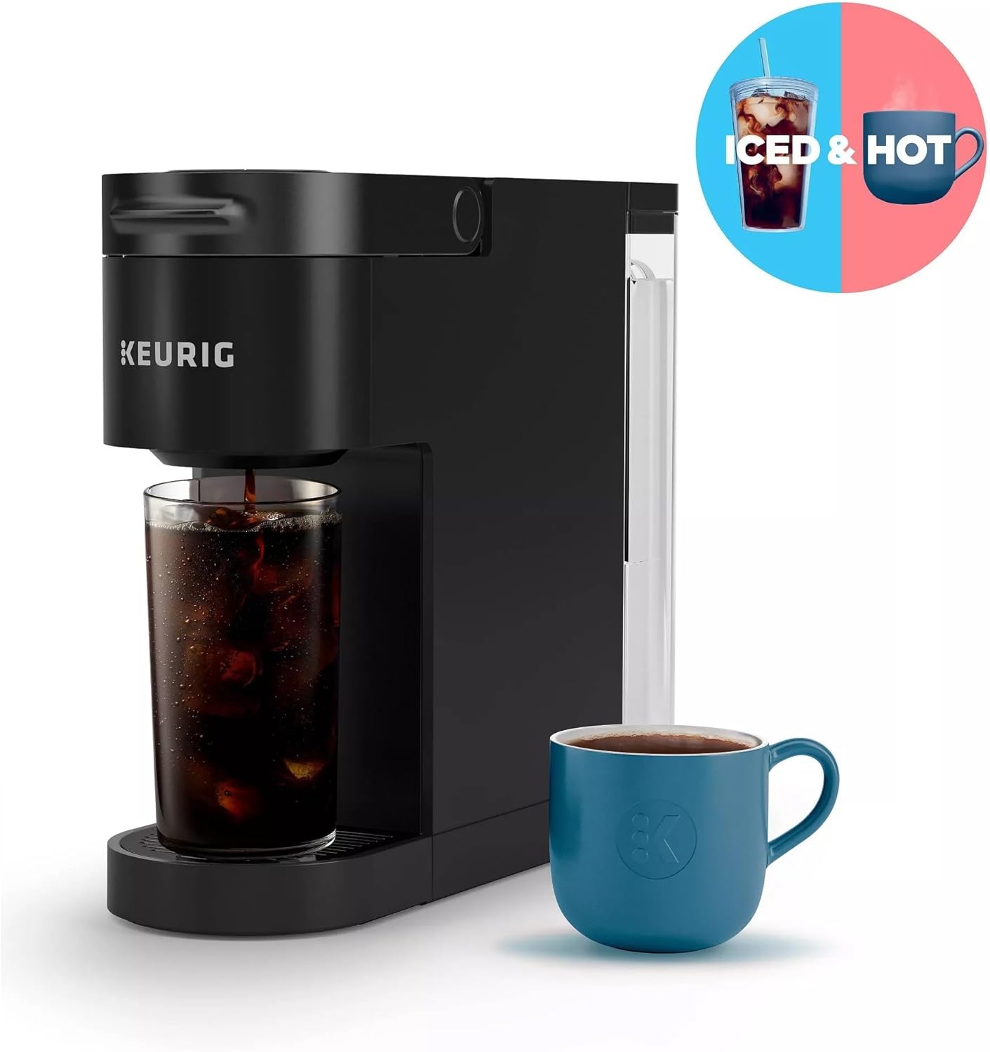 Keurig K-Iced Plus Single Serve Coffee Maker, Black - Certified Refurbished