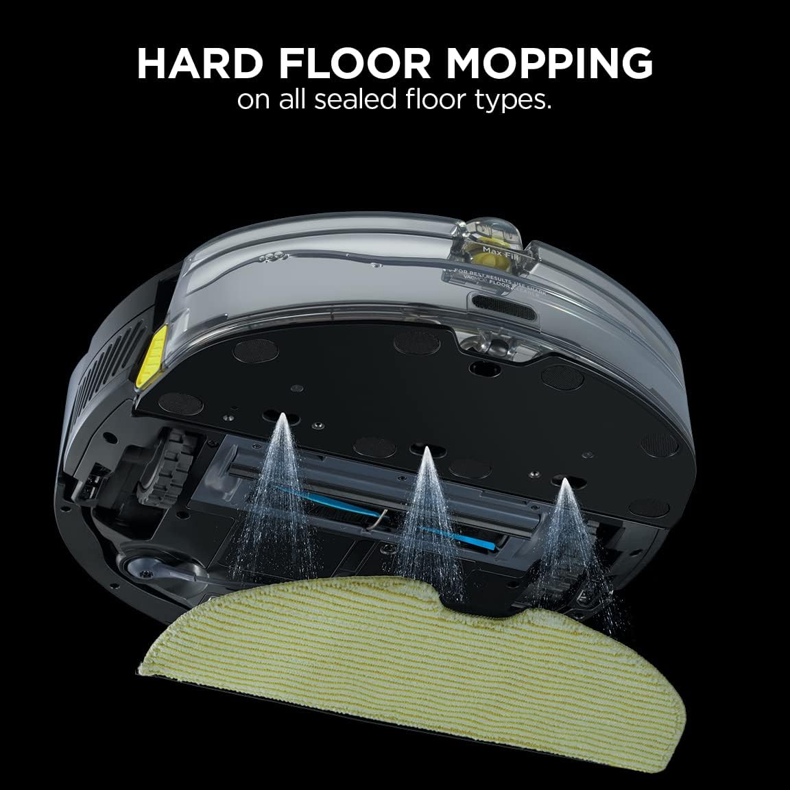 Shark 2-in-1 Robot Vacuum and Mop with Self-Cleaning Brushroll, Black - Open Box