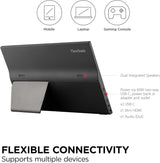 ViewSonic 15.6 Inch 1080p Portable IPS Monitor with Mobile Ergonomics, USB-C and Mini HDMI for Home and Office - Certified Refurbished