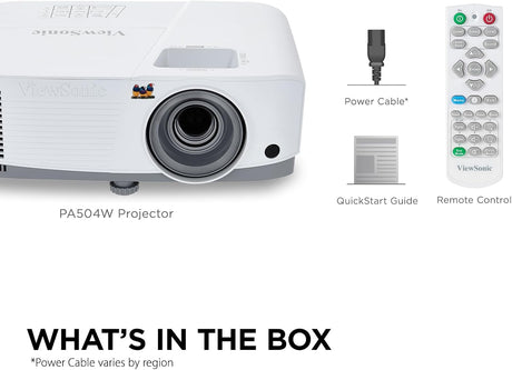 ViewSonic 4000 Lumens WXGA High Brightness Projector - Certified Refurbished
