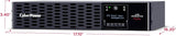 CyberPower Smart App Sinewave UPS Battery Backup and Surge Protector, 1500VA/1500W, 8 Outlets, 2U Rack/Tower - Certified Refurbished