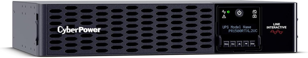 CyberPower Smart App Sinewave UPS Battery Backup and Surge Protector, 1500VA/1500W, 8 Outlets, 2U Rack/Tower - Certified Refurbished