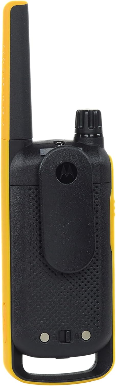 Motorola Solutions Rechargeable Two-Way Radios, Dual Pack, Black/Yellow