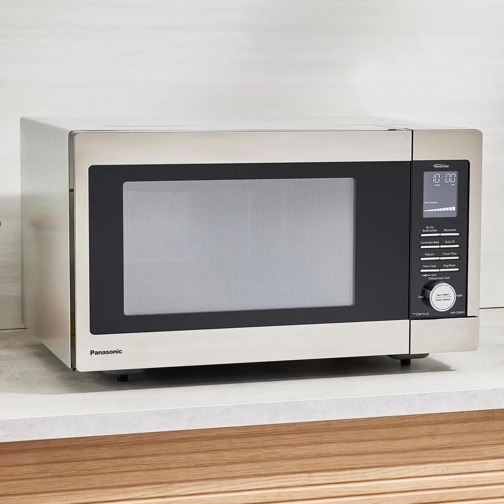 Panasonic HomeMADE 1.3 Cubic Ft. Countertop Microwave, 1200W MultiOven - Certified Refurbished