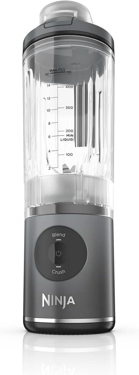 Ninja Blast Max Personal Cordless Blender for Smoothies, Frozen Drinks, Ice Crush, 20 oz. Twist & Go Vessel, Gray - Certified Refurbished
