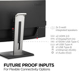 ViewSonic 34" 21:9 1440p Curved Monitor with Ergonomic Design, 100W USB C, 100 Hz, Black - Certified Refurbished