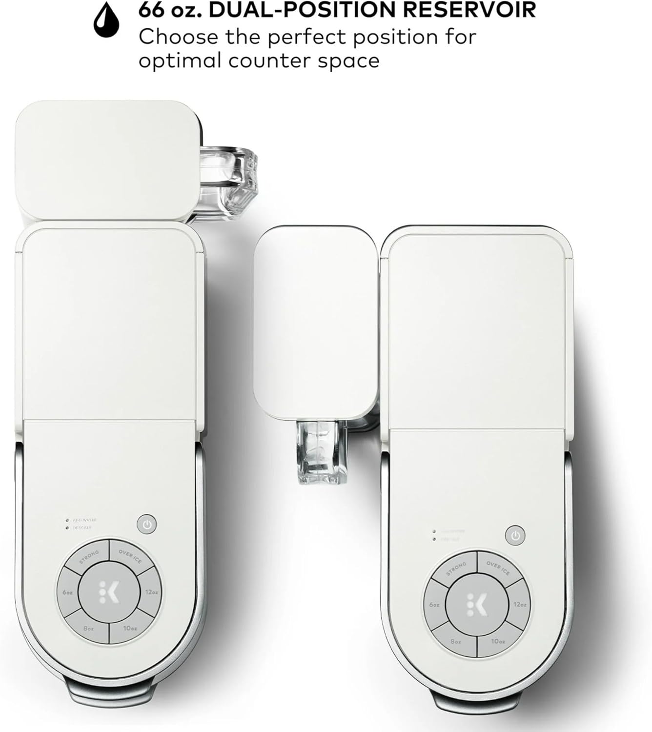 Keurig K-Supreme Single Serve K-Cup Pod Coffee Maker, White - Certified Refurbished