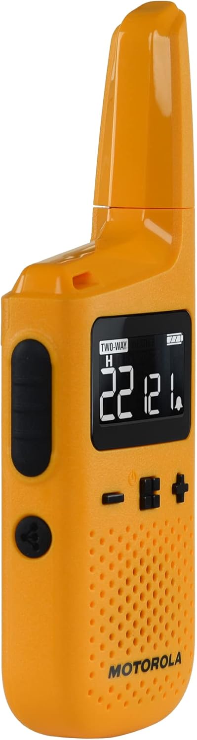 Motorola Solutions Talkabout Rechargeable 25-Mile Two-Way Radio, Yellow