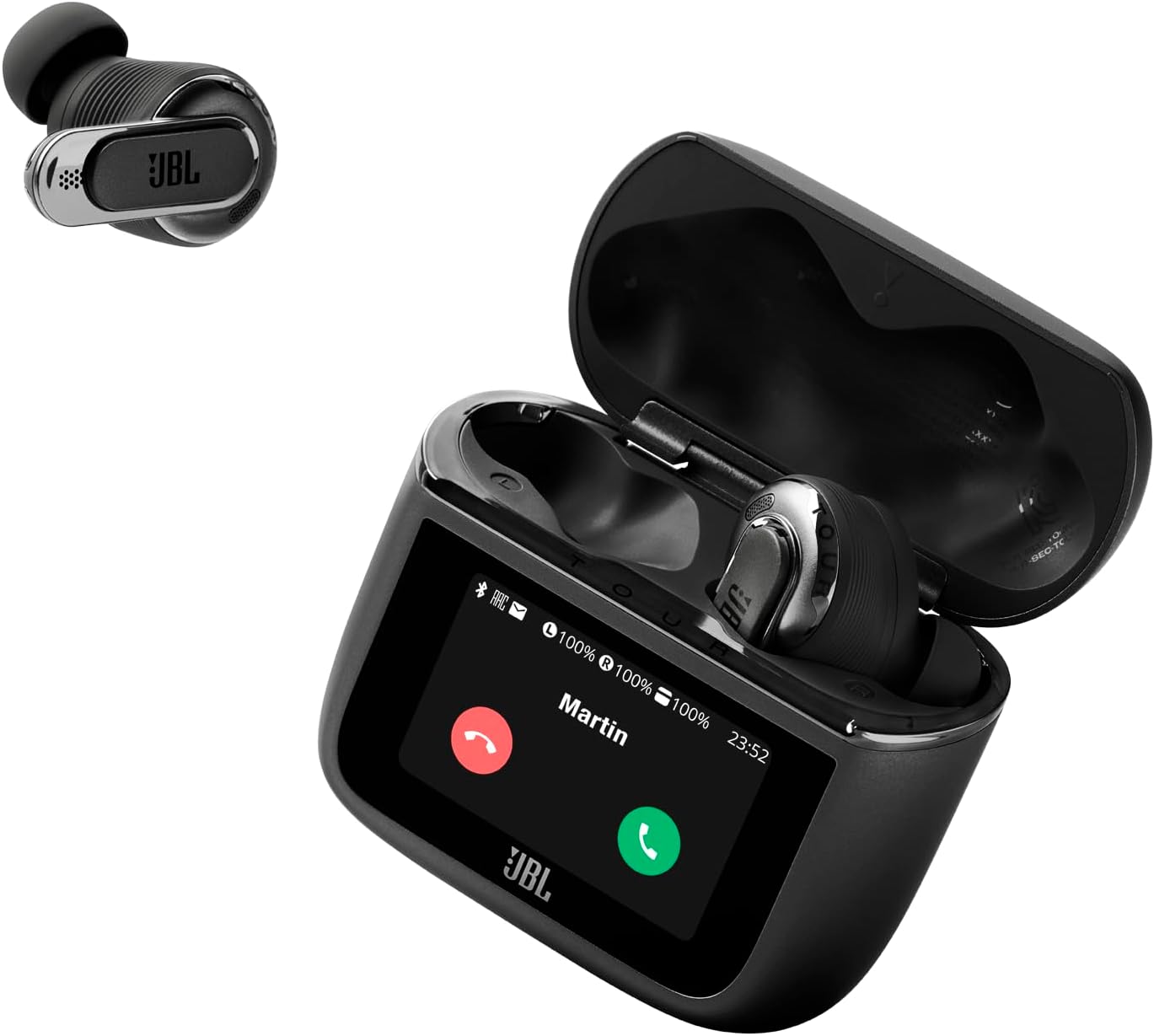 JBL Tour Pro 3 True Wireless Noise Cancelling Earbuds, Black - Certified Refurbished