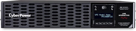 CyberPower Smart App Sinewave UPS System, 1500VA/1500W, 8 Outlets, 2U Rack/Tower, RMCARD205 Pre-Installed - Certified Refurbished