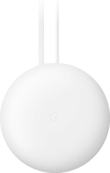 Google Nest Wi-Fi AC2200 Mesh Router with Google Assistant, Smart Tech, 3800 Sq. Ft. Coverage Area, 2-Pack, Snow - Refurbished