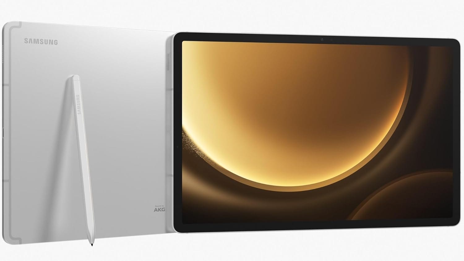 Samsung Galaxy Tab S9 FE 11" Tablet, 128GB Storage, 6GB RAM, Dual Cameras & S Pen Support, Silver