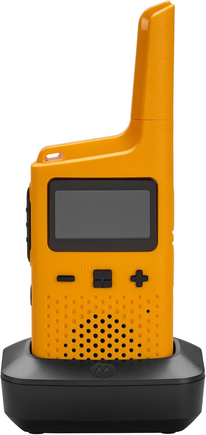 Motorola Solutions Talkabout Rechargeable 25-Mile Two-Way Radio, Yellow