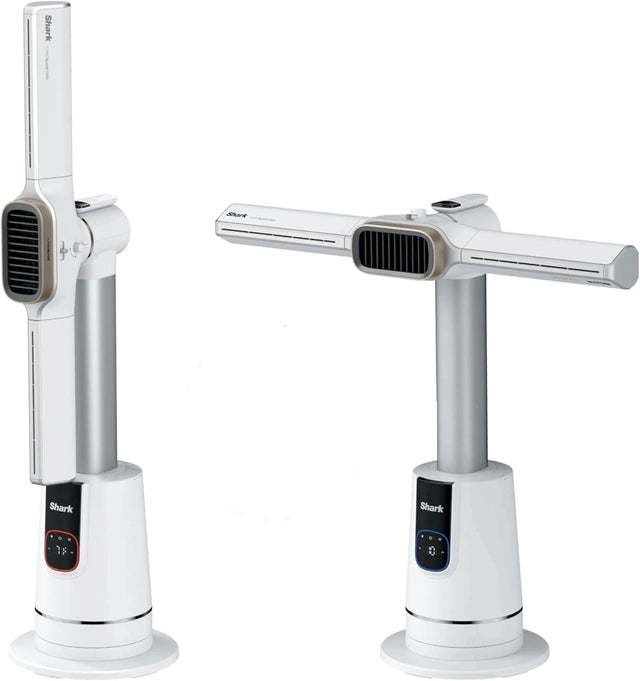 Shark TurboBlade Cool + Heat 2-in-1 Bladeless Tower Fan & Space Heater Year-Round Indoor Use, White - Certified Refurbished