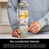 Ninja Blast Max Personal Cordless Blender for Smoothies, Blend, Ice Crush, 22 oz. Twist & Go Vessel, Cream - Certified Refurbished