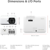 ViewSonic 5000 Lumens 1080p Laser Projector - Certified Refurbished