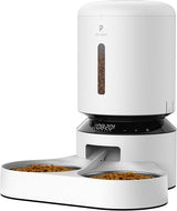 PETLIBRO Granary 5L Automatic Pet Feeder, Double Tray, White - Certified Refurbished
