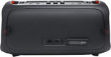 JBL PartyBox On-The-Go Essential, Portable Party Speaker with Built-In Lights and Wireless Mic, Black - Certified Refurbished