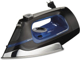 Hamilton Beach Clothing Iron, Steam Iron for Clothes with Stainless Steel Soleplate & Retractable Cord, Black - Certified Refurbished