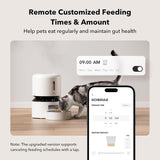 Petlibro Granary Automatic Pet Feeder, 5G Wi-Fi, 3L, Timed Dry Food Dispenser, White - Certified Refurbished