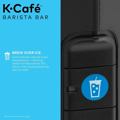 Keurig K-Café Barista Bar Single Serve Coffee Maker with Cold Brew, Black - Certified Refurbished