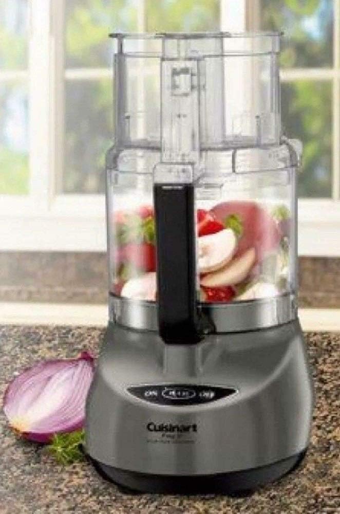 Cuisinart Food Processor, 9-Cup, Gunmetal - Certified Refurbished