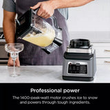 Ninja Professional Plus Kitchen Blender System and 8-Cup Food Processor with Auto-iQ, Black - Certified Refurbished
