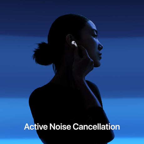 Apple AirPods 4 Wireless Earbuds, Active Noise Cancellation, Adaptive, Transparency Mode, Personalized Spatial Audio, USB-C Charging Case