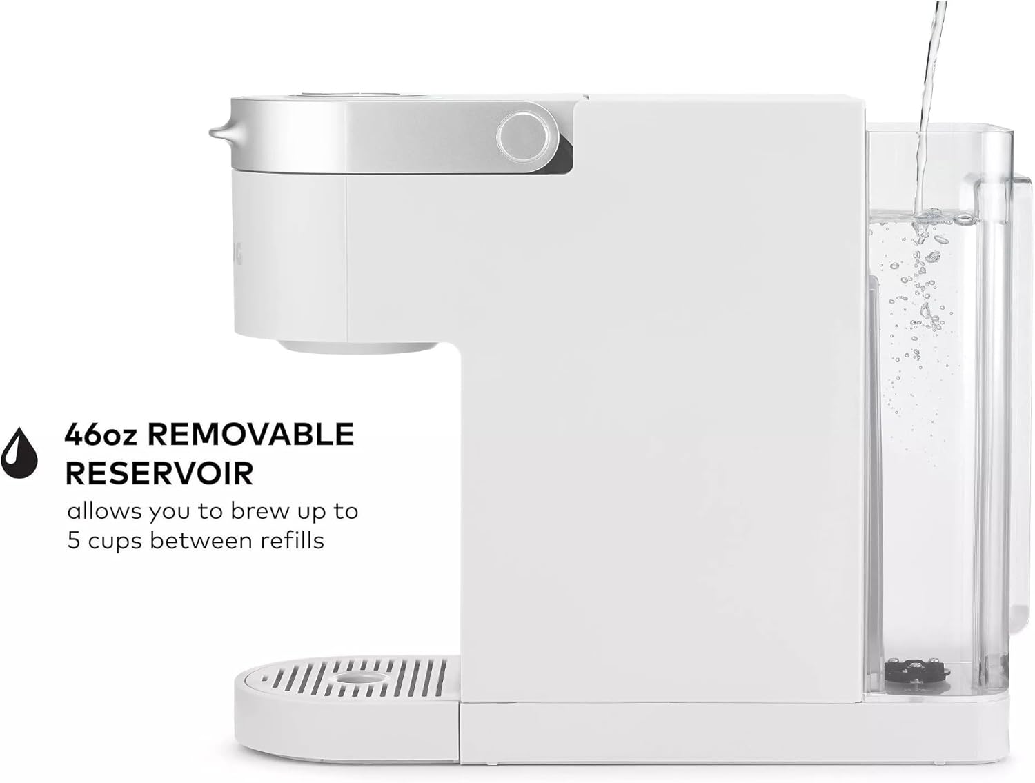 Keurig K-Iced Plus Single Serve Coffee Maker, White - Certified Refurbished