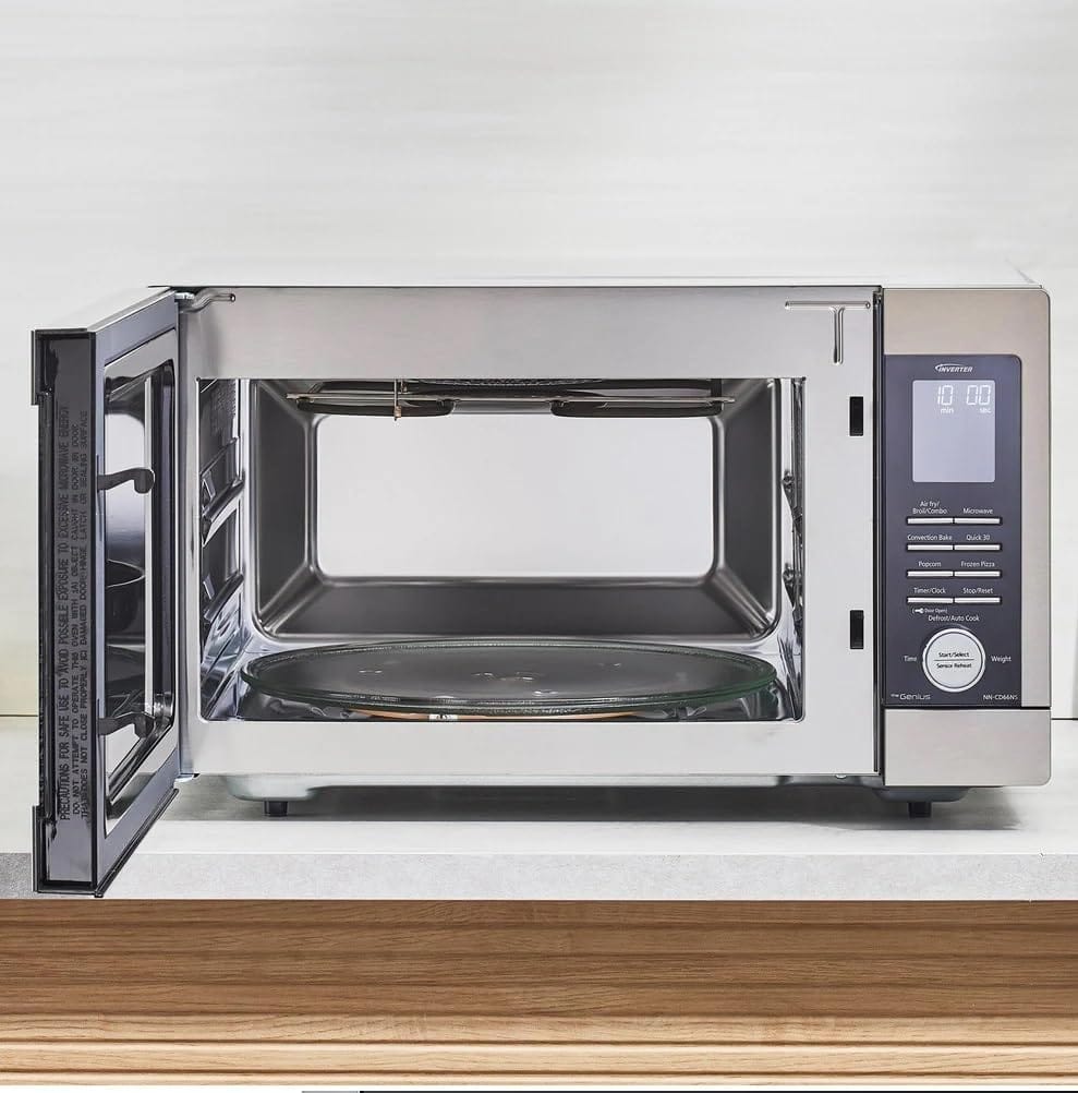 Panasonic HomeMADE 1.3 Cubic Ft. Countertop Microwave, 1200W MultiOven - Certified Refurbished