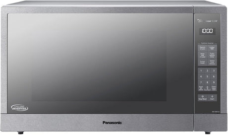 Panasonic 2.2 Cu. Ft. Countertop Microwave Oven, Inverter Technology, Genius Sensor, 1250W, Silver - Certified Refurbished