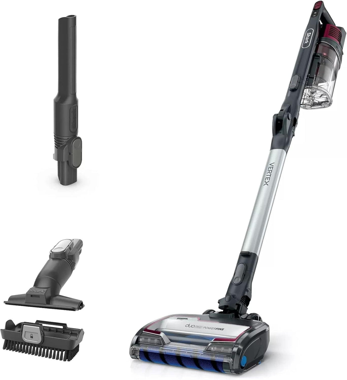 Shark Vertex Cordless Stick Vacuum with DuoClean PowerFins, Lightweight, Pet Hair, HEPA, 60 Min Run Time - Certified Refurbished
