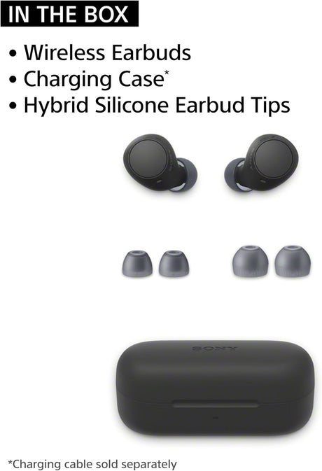 Sony Truly Wireless Earbuds, Black